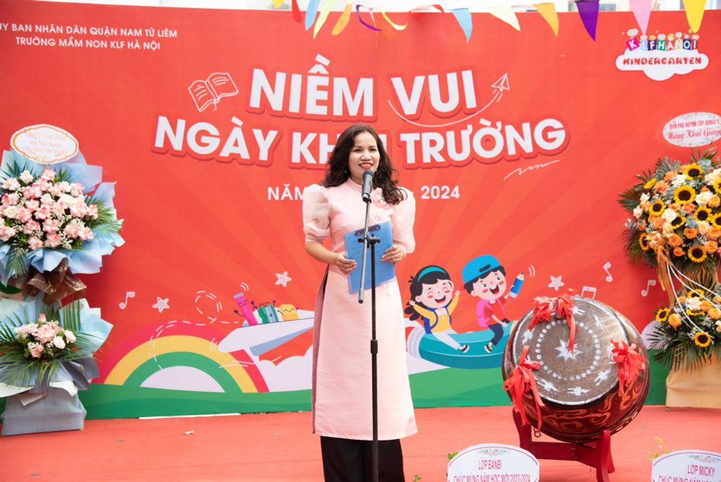 Trường Mầm non KLF Hà Nội tổ chức khai giảng năm học mới 2023 - 2024