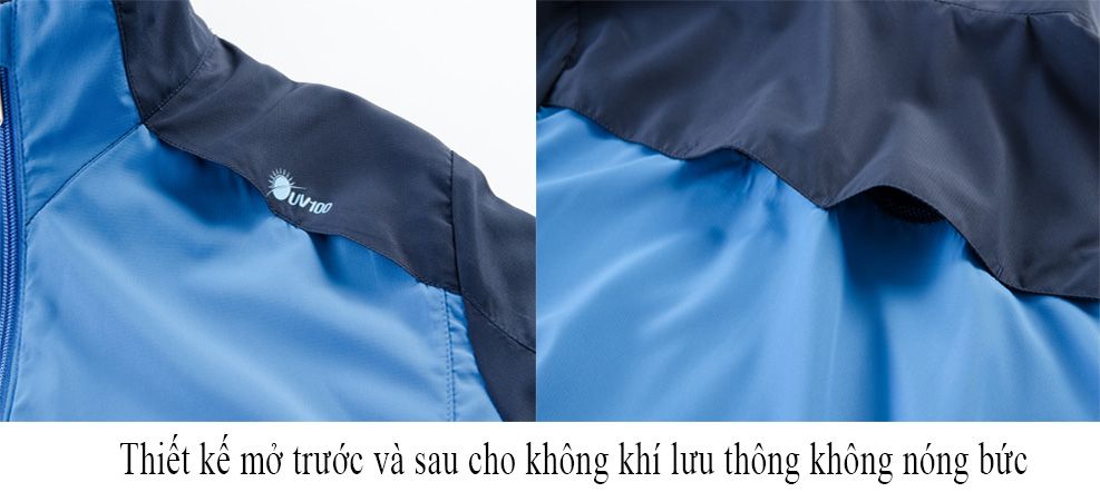 Áo khoác nam chống tia UV & làm mát UV100 AD 61025