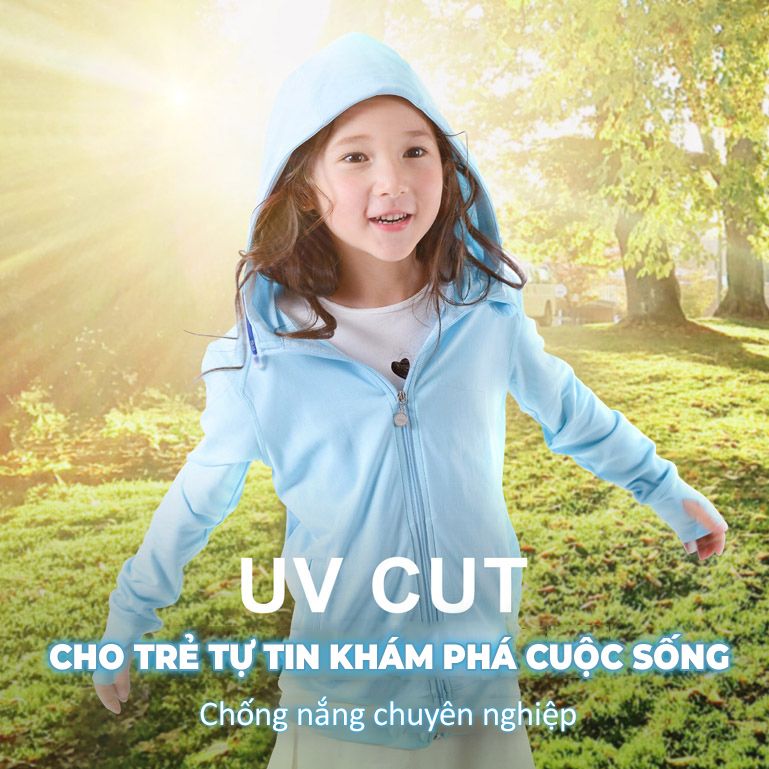 Áo chống nắng trẻ em UV100 AA91055
