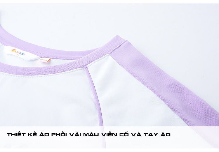 Áo thun croptop chống nắng nữ UV100 BB91031