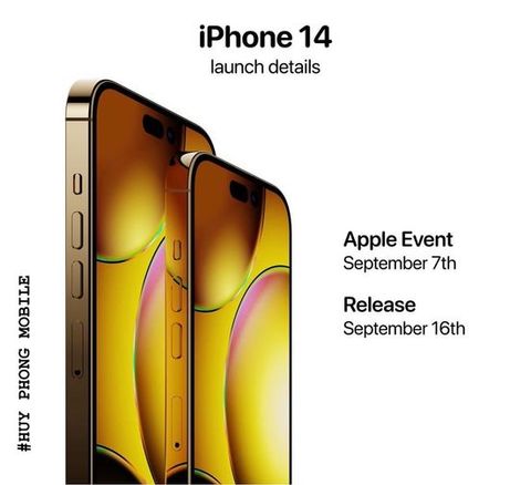 Apple có kế hoạch tổ chức sự kiện iPhone 14 vào ngày 7 tháng 9