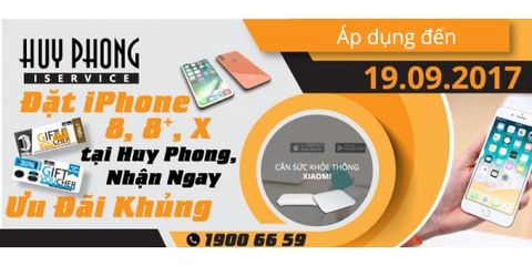 Đặt Hàng iPhone X 8/8+ Tai Huy Phong Nhận Ngay Quà Khủng