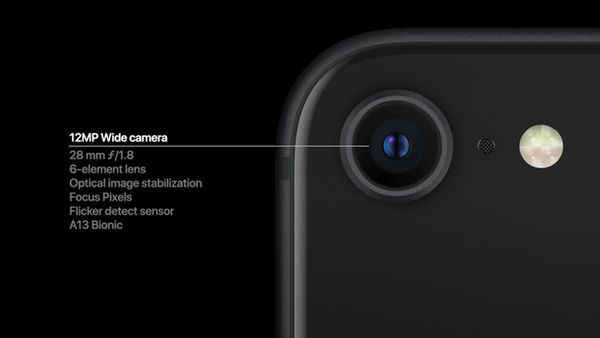 camera iphone se 2020