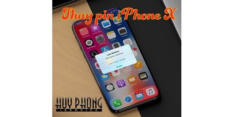 Nguyên nhân và thời điểm cần thay pin iPhone X