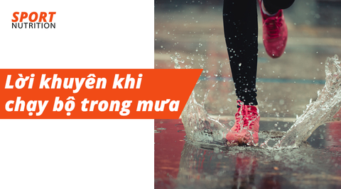 Lời khuyên cho bạn khi chạy bộ trong mưa