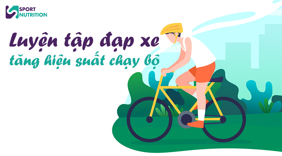 Luyện tập đạp xe để tăng hiệu suất chạy bộ