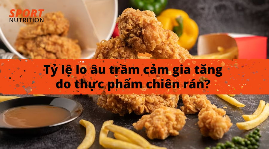 Tỷ lệ lo âu trầm cảm gia tăng do thực phẩm chiên rán