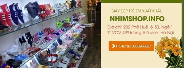 Shop giày vnxk bé gái Bé Nhím Shop