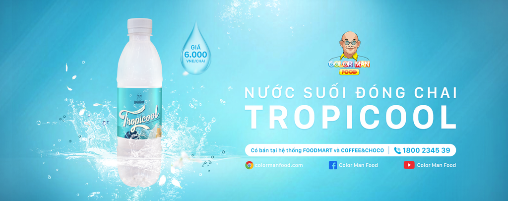 Nước suối đóng chai Tropicool có gì mới?