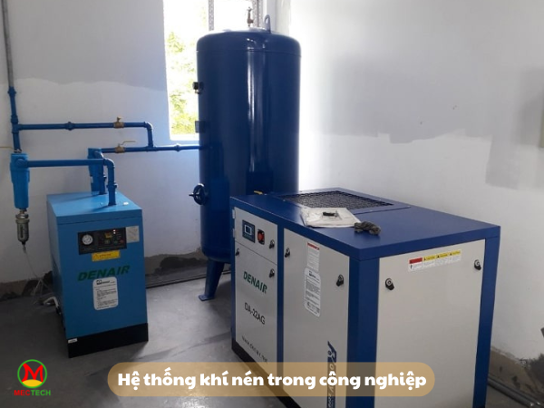 Thi công lắp đặt hệ thống khí nén trong các nhà máy sản xuất