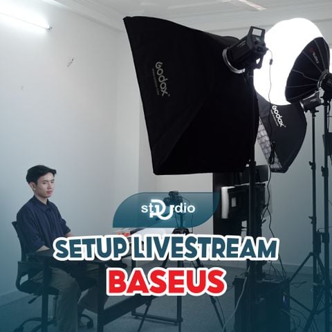 Setup Livestream Phụ Kiện Điện Thoại - Thương Hiệu Baseus