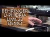 Behringer U-PHORIA UMC22 Audio Interface Test (with guitar)