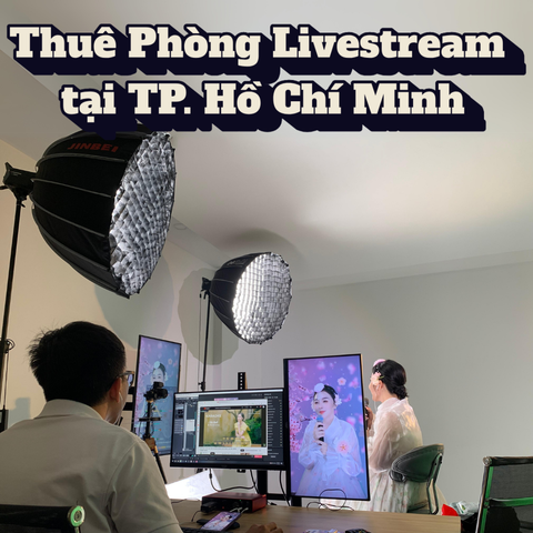 Phòng Studio Livestream Cho Idol: Với Phần Mềm Làm Đẹp, Phông Nền và Hiệu Ứng Biến Hình Chuyên Nghiệp