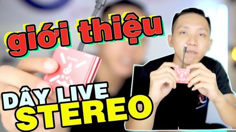 Test Dây livestream Stereo Cho Iphone thế hệ mới của hãng 3D-AUDIO, Dây live vừa sạc vừa live