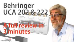 Behringer UCA 202, UCA 222: The 3-Minute review