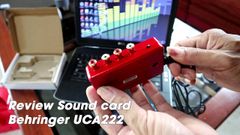 Review Sound card Behringer UCA222
