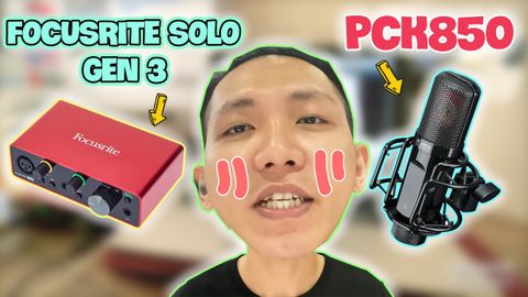 FOCUSRITE SOLO GEN 3 MICRO PCK850 - YÊU 1 NGƯỜI TỔN THƯƠNG, SỬ DỤNG CUBASE 10 AUTOTUNE PRO PUSTUDIO