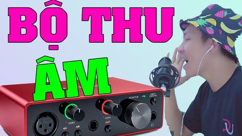 Hơn cả yêu cover test qua bộ thu âm mini tại nhà Focusrite Solo Gen 3 Micro thu âm Takstar PCK320