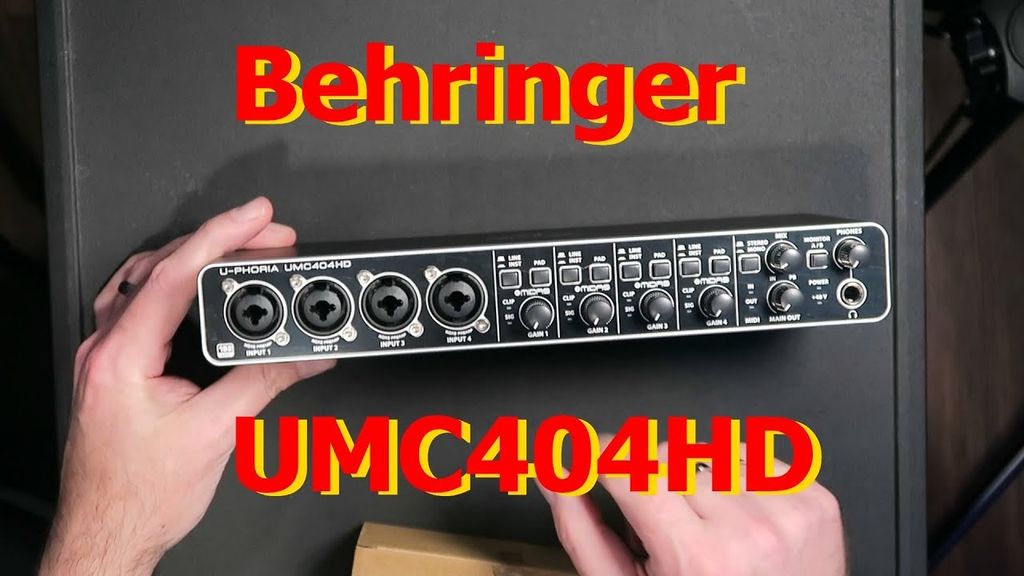 behringer-umc404hd-unbox-and-workout