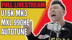 ✅ Full Livestream - Bộ thu âm Soundcard Alctron U16K MK3 Micro thu âm MXL 990HE - Cubase 10