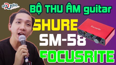 Soundcard Focusrite Solo Gen 3 cắm Guitar hát livestream thu âm thõa thích. Phần mềm Auto Tune