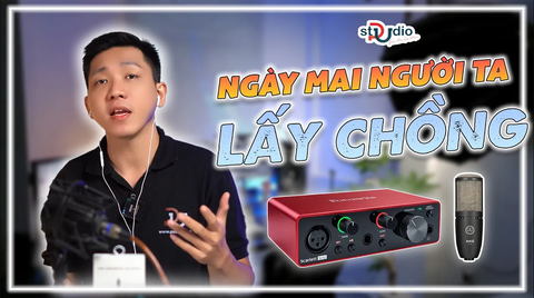 Bộ combo livestream siêu bắt âm thanh FOCUSRITE SOLO GEN 3 VÀ AKG P220
