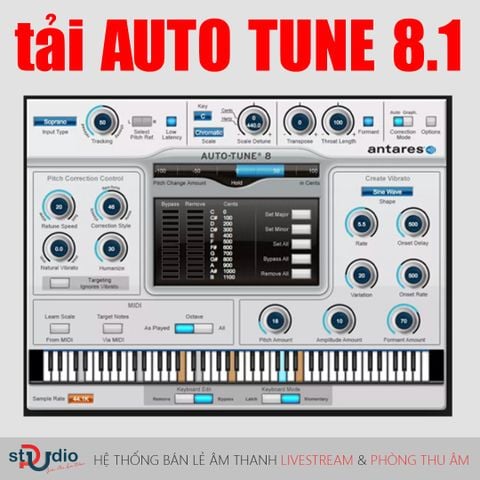 Hướng dẫn cách tải và cài đặt Auto Tune 8.1, download AutoTune 8.1 miễn phí full Crack