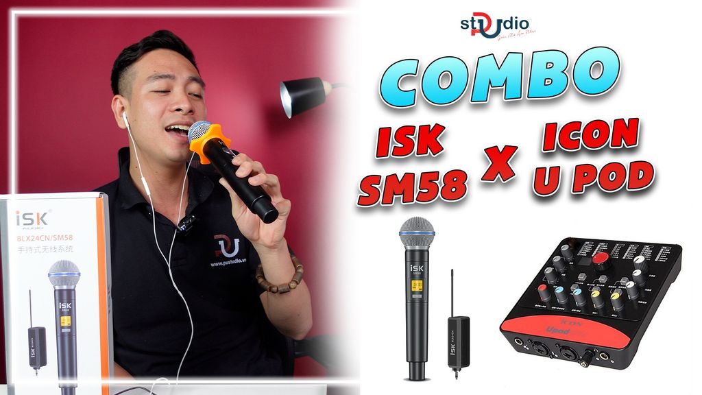 bo-livestream-ban-hang-micro-khong-day-isk-sm58-sound-icon-upod-pro-cung-project-autotune