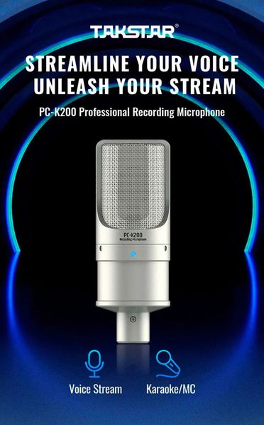 Bộ thu âm Steinberg UR12 Micro thu âm Takstar PC-K200 (2nd Gen)