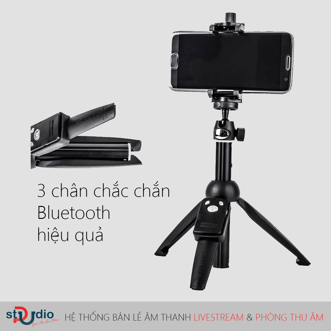 Gậy tự sướng kèm chân đế Yunteng YT 9928 - Tripod Bluetooth