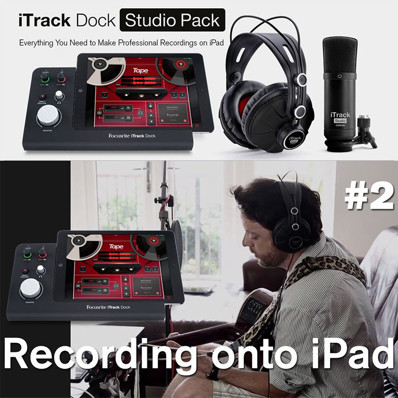 Combo nhà sản xuất Focusrite iTrack Dock Studio - Pack Mini tại nhà