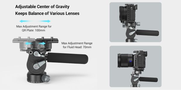 SmallRig Lightweight Fluid Video Head 3457B