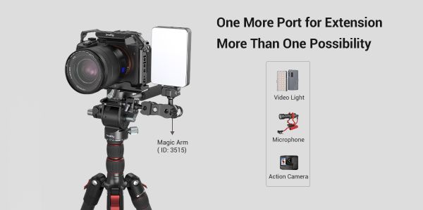 SmallRig Lightweight Fluid Video Head 3457B