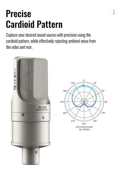 Bộ thu âm Steinberg UR12 Micro thu âm Takstar PC-K200 (2nd Gen)