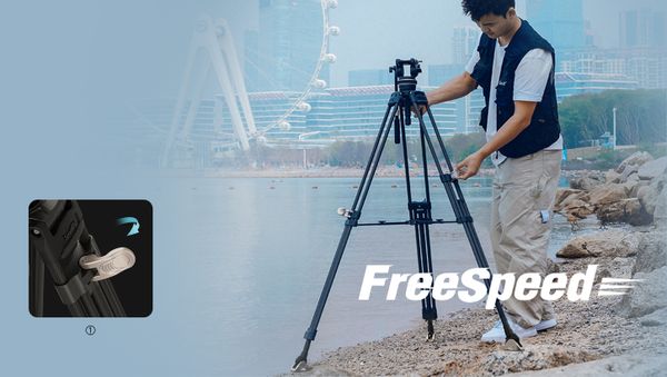 SmallRig FreeBlazer Heavy 3989 - Duty Carbon Fiber Tripod Kit