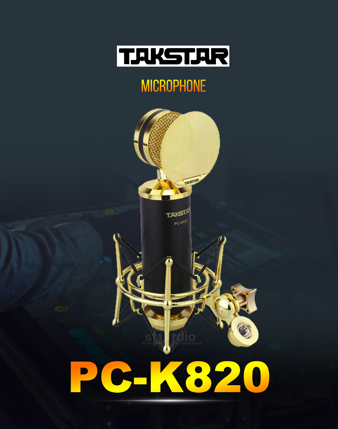 Microphone Takstar PC K820, Micro thu âm chuyên nghiệp sang trọng