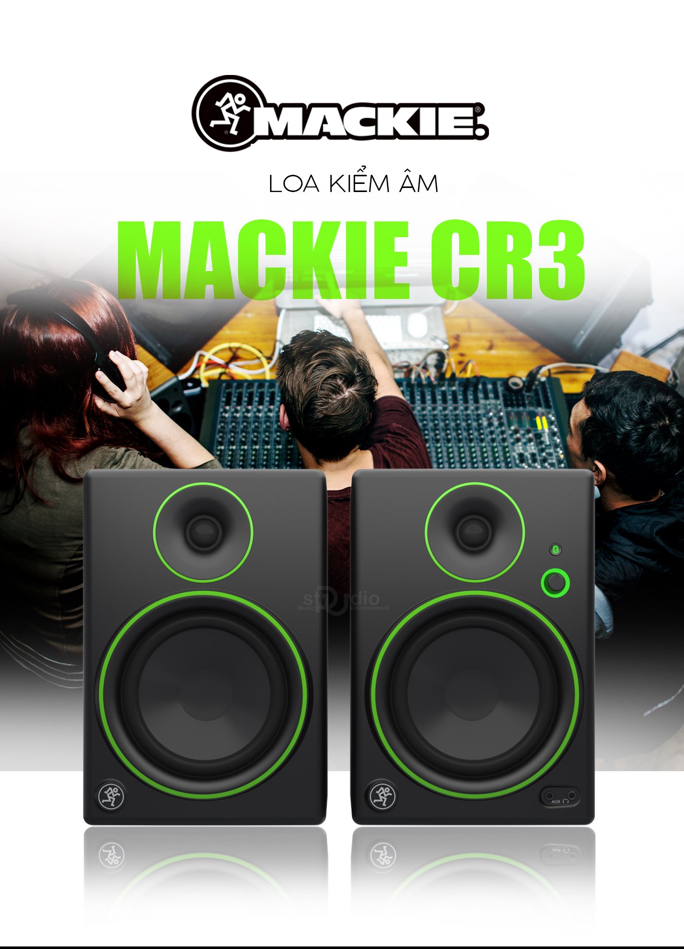 Loa kiểm âm MACKIE CR3, Monitor Studio giá tốt