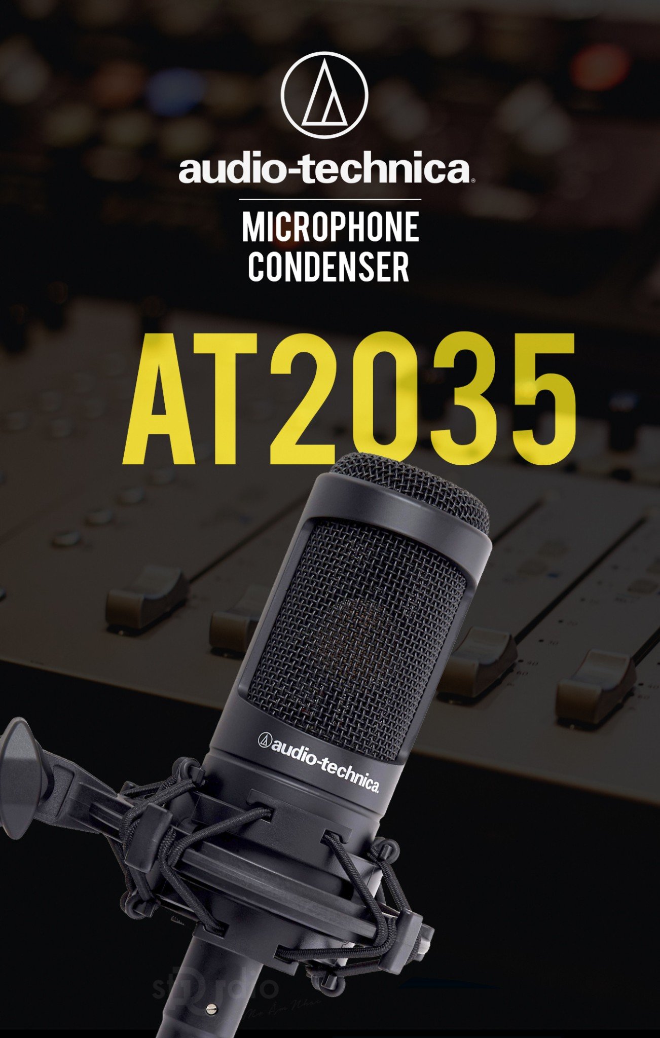 Microphone Audio Techina AT2035, Micro thu âm studio record