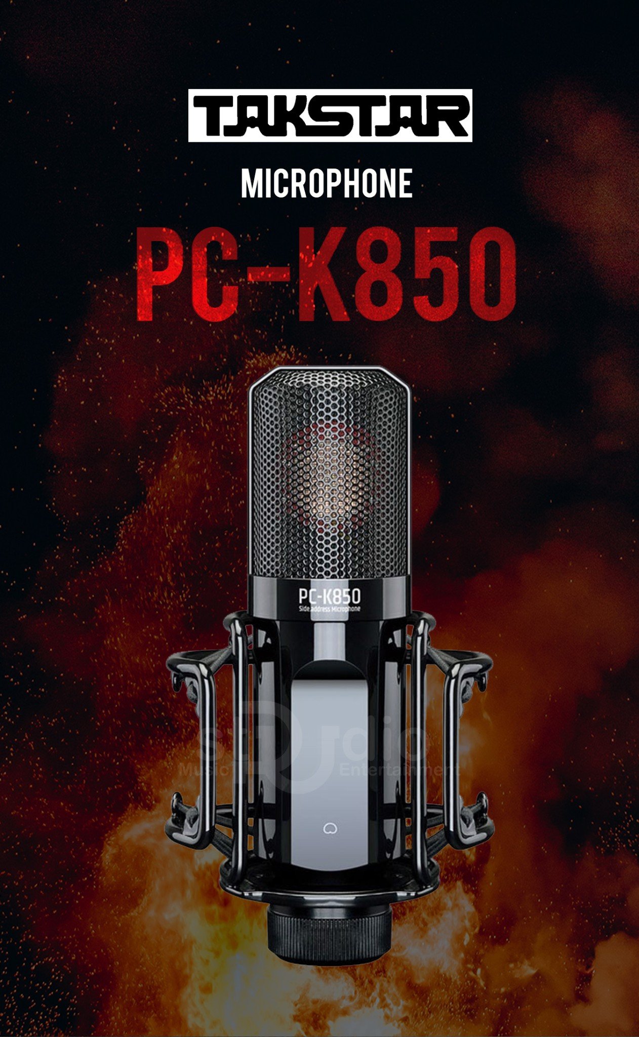 Micro thu âm cao cấp Takstar PC-K850, Mic livestream chuyên nghiệp trong phòng thu