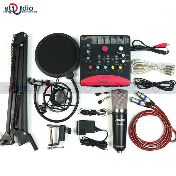Bộ thu âm Sound Icon Upod Pro + Mic Takstar PC-K600