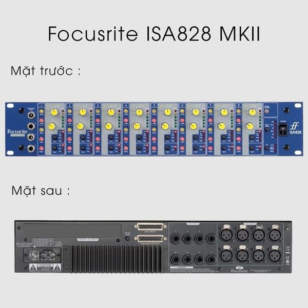 Preamp Focusrite ISA 828 MKII