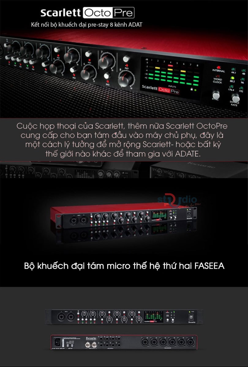 Focusrite Scarlett OctoPre Mic Preamp