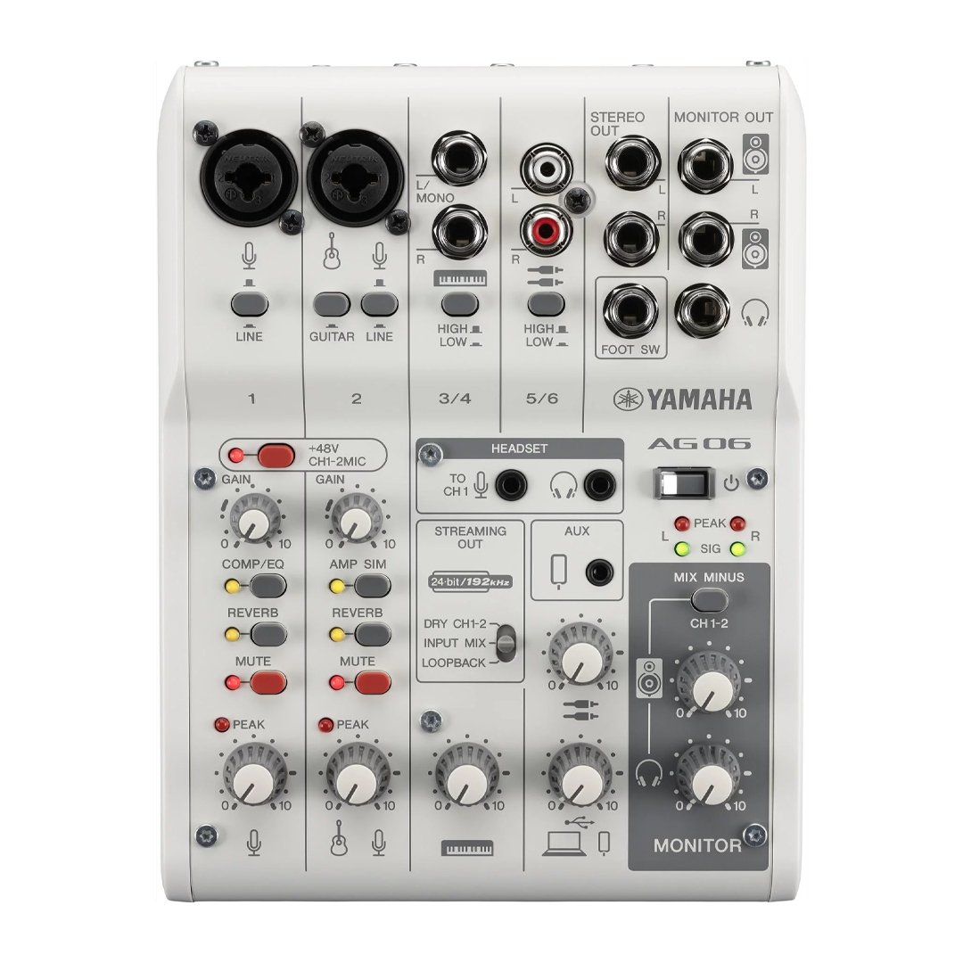 Mixer Yamaha AG06 MKii - Bàn trộn âm thanh All in One