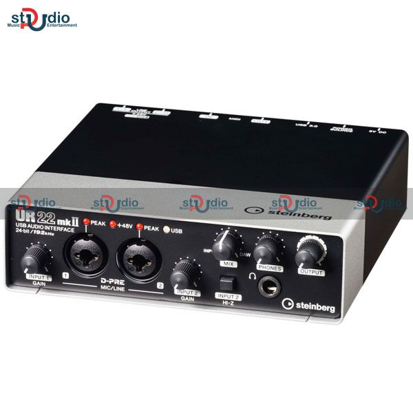 Soundcard thu âm Yamaha Steinberg UR22 MKII, Interface thu âm tại nhà