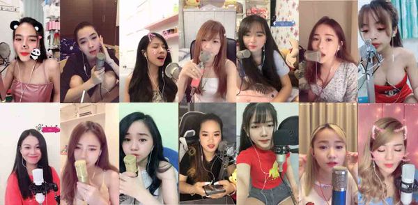Hình ảnh khách hàng đang sử dụng thiết bị mua tại Pustudio.vn để livestream