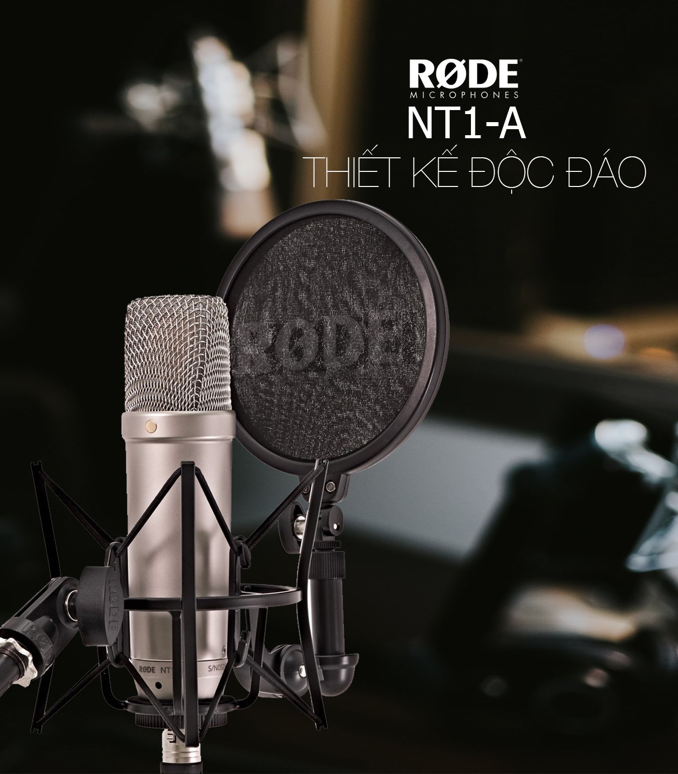 Microphone RODE NT1-A, Micro thu âm chuyên nghiệp studio