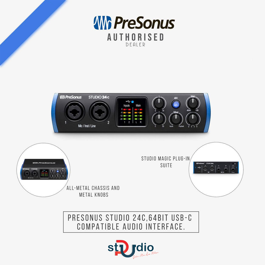 Sound card Presonus Studio 24C