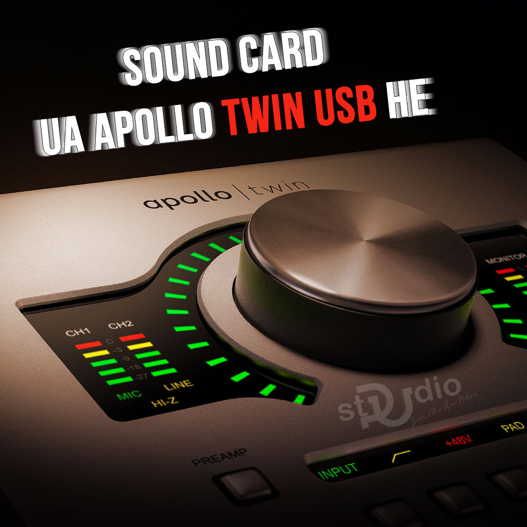 Sound card UA Apollo Twin USB HE - Sound card thu âm