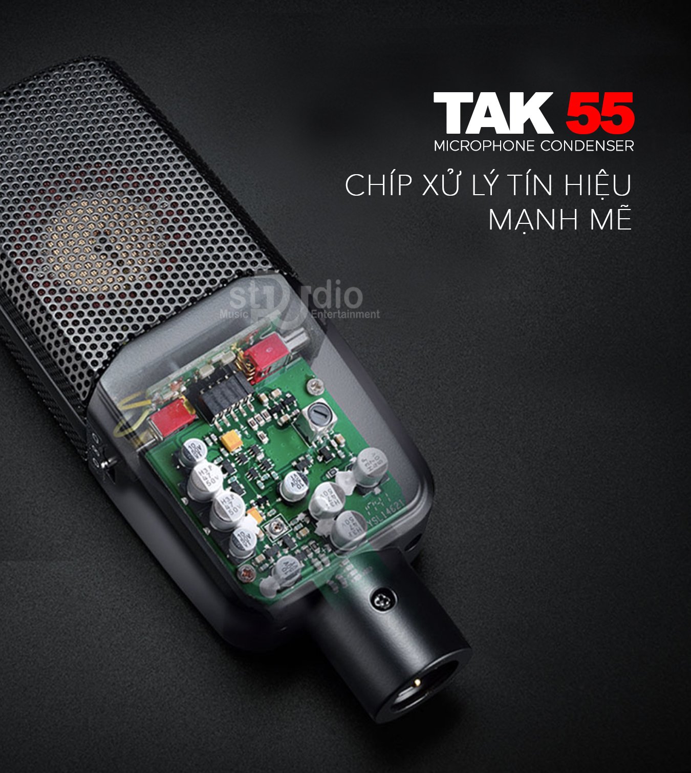 Microphone Takstar TAK55, Micro thu âm hát livestream cao cấp