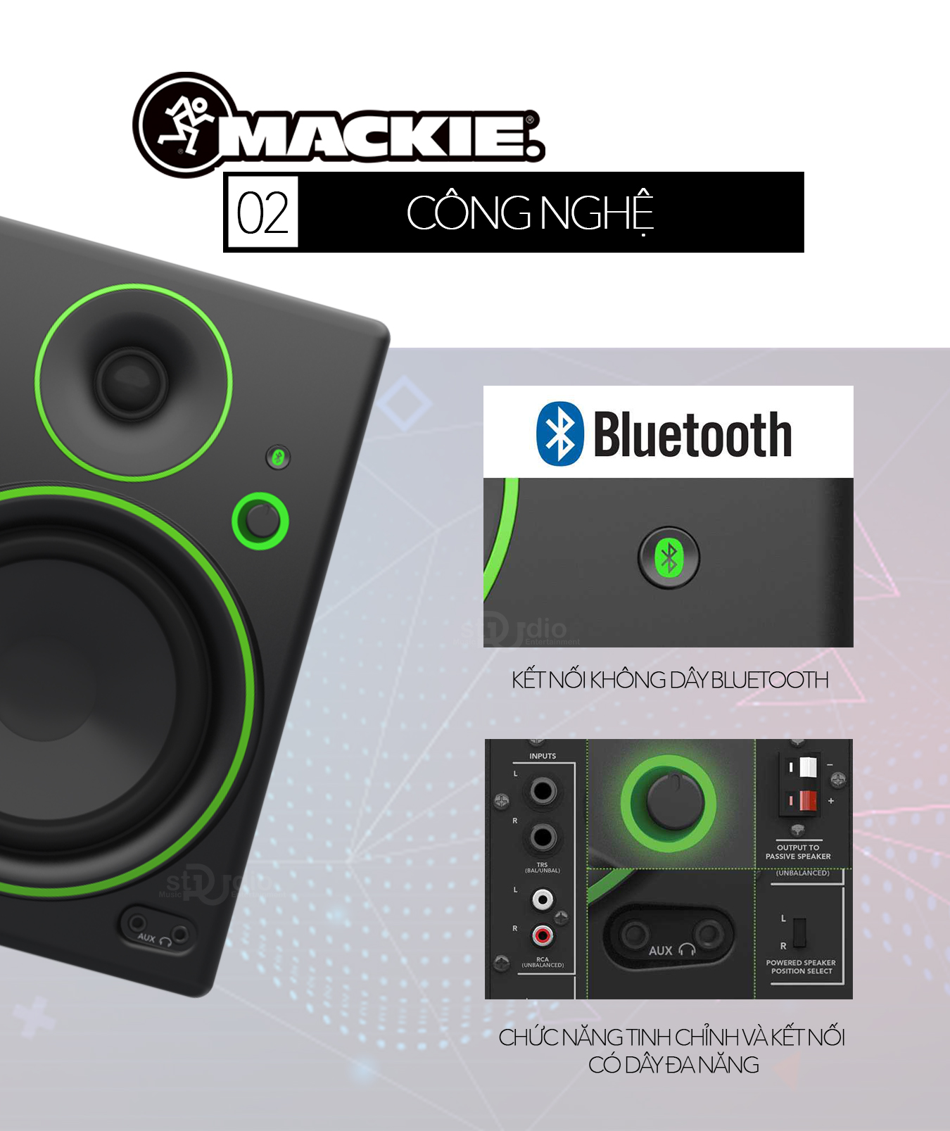 Loa kiểm âm MACKIE CR3, Monitor Studio giá tốt